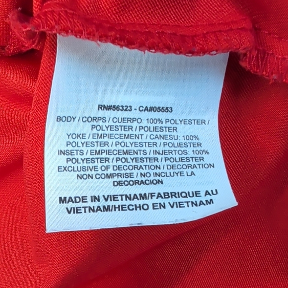 Nike Golf Red Quarter Zip Pullover Men’s M Palmetto Dunes Hilton Head - Picture 6 of 8